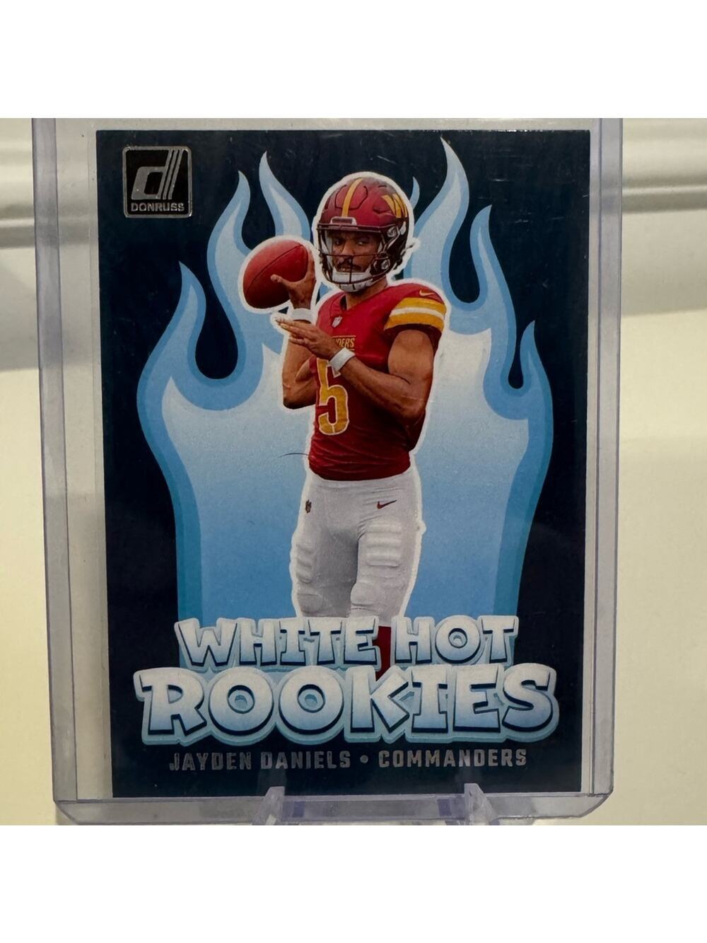 🔥 2024 Jayden Daniels Panini Donruss White Hot Rookie Card